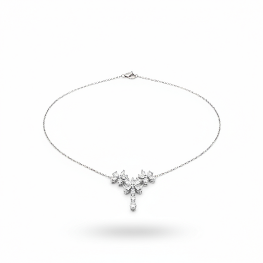 DIAMOND NECKLACE 18KW