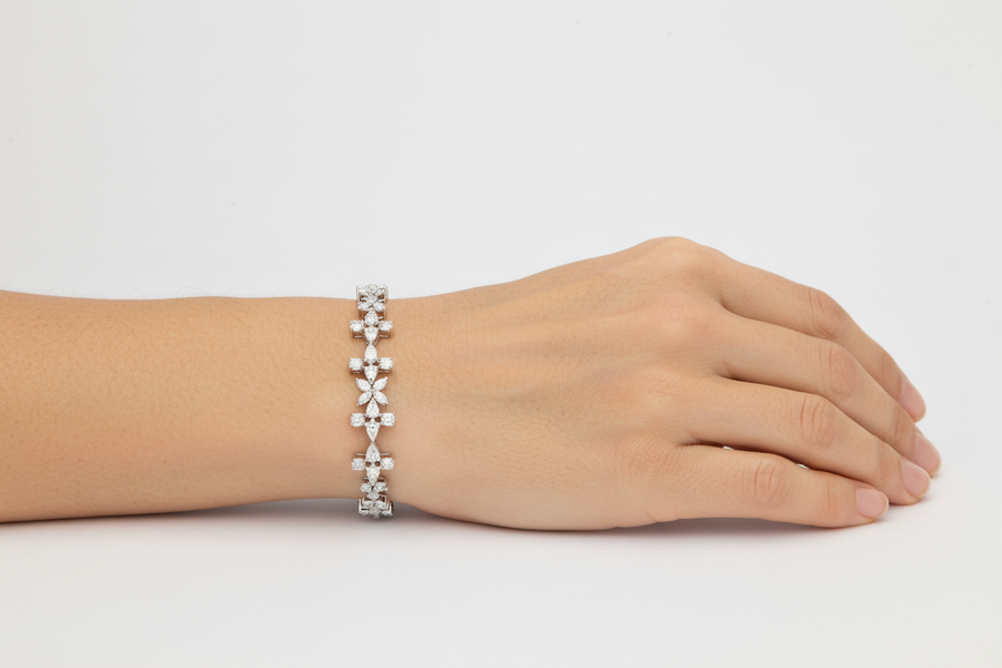 DIAMOND BRACELET 18KW