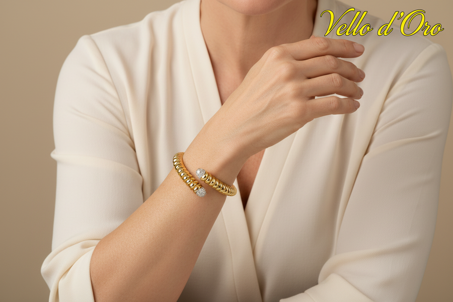 DIAMOND BANGLE 18KW