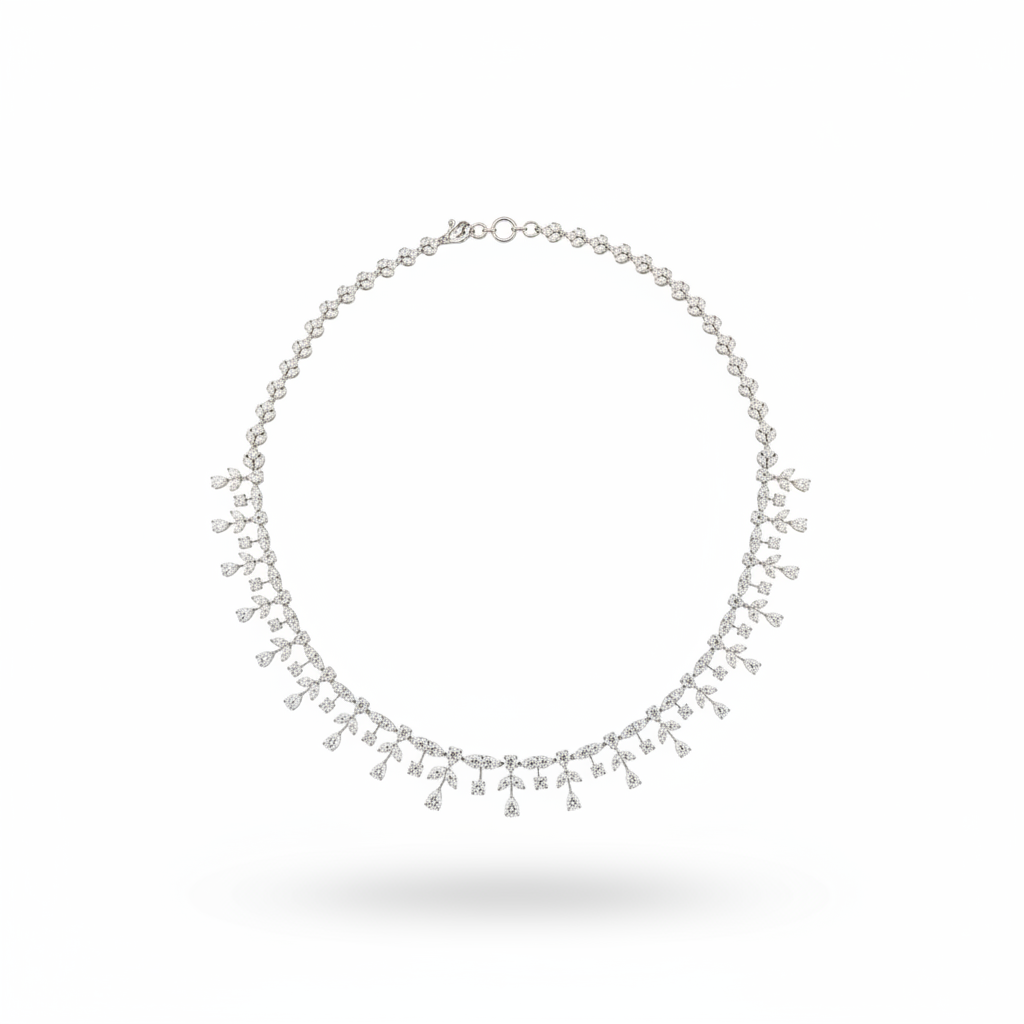 DIAMOND NECKLACE 18KW