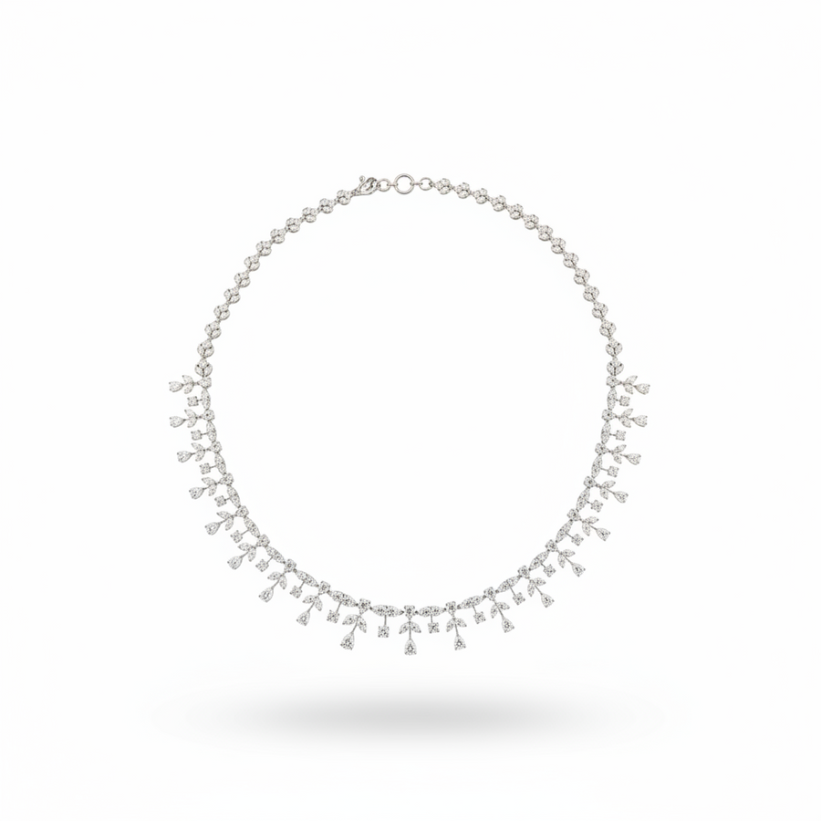 DIAMOND NECKLACE 18KW