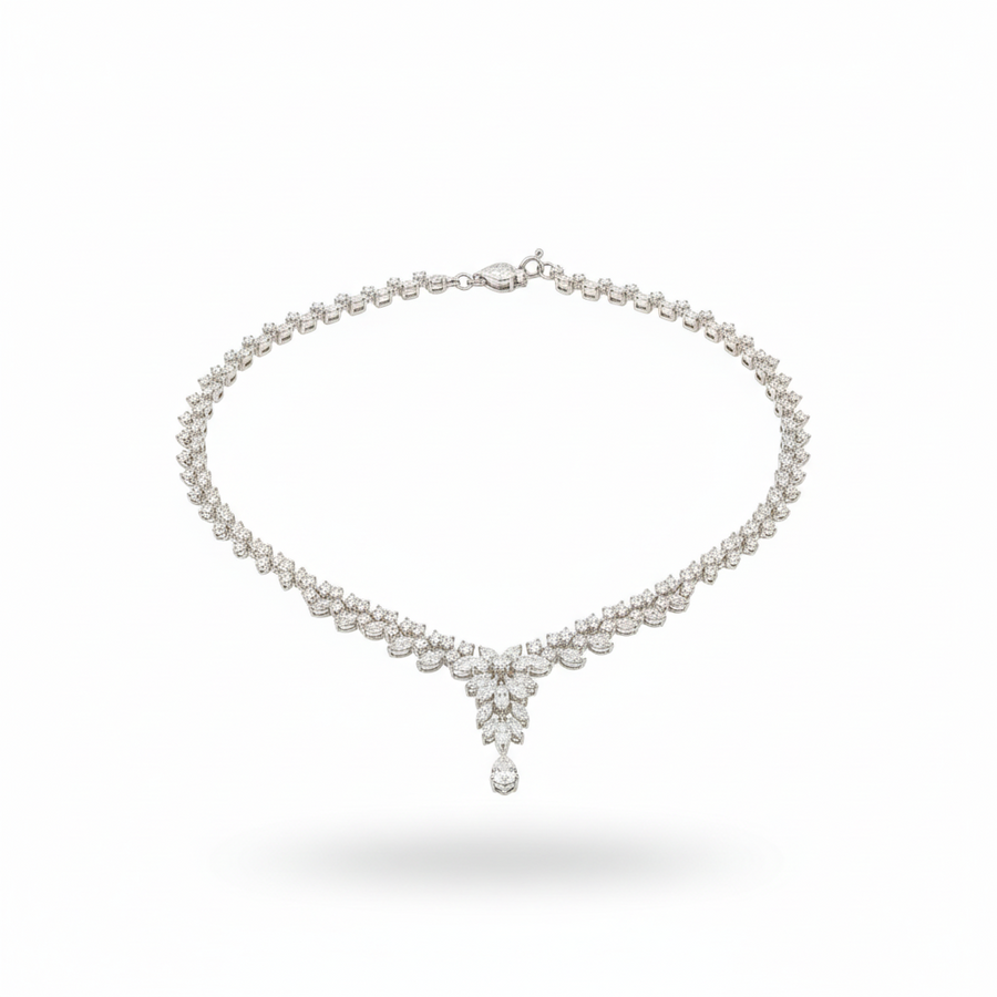DIAMOND NECKLACE 18KW